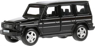 Машина Mercedes Benz G-class, 12 см, инерционная, открывающиеся двери, цвет чёрный, металлическая