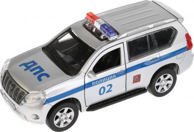 Машина металлическая "Toyota Prado полиция", длина 12 см, открывающиеся двери, багажник, инерционная – фото 5