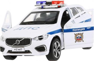 Машина "Volvo XC60 r-desing полиция" 12см, инерционная – фото 4