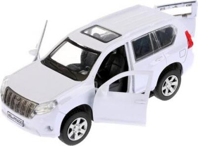 Металлическая инерционная модель "Toyota Land Cruiser Prado", 12 см, цвет серебристый – фото 1