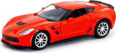Машина металлическая RMZ City 1:32 "Chevrolet Corvette Grand Sport", красный цвет, двери открываются – фото 1