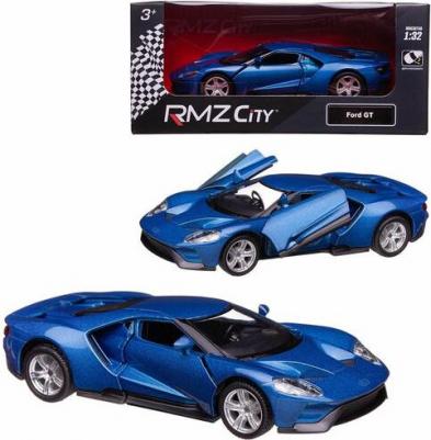 Машина металлическая RMZ City 1:32 Ford GT 2019 (цвет синий)