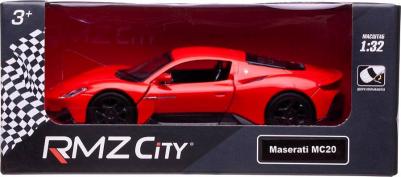 Машина металлическая RMZ City 1:32 Maserati MC 2020, инерционный механизм, двери открываются, красный цвет. 554982-R – фото 3