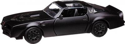 Машина металлическая RMZ City 1:32 "Pontiac Firebird 1978", черный матовый цвет, двери открываются – фото 3