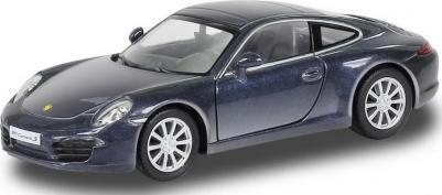 Машина металлическая RMZ City 1:32 "Porsche 911 Carrea S", синий цвет, двери открываются – фото 1