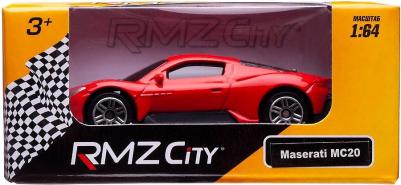 Машина металлическая RMZ City 1:64 Maserati MC 2020, без механизмов, красный цвет – фото 1