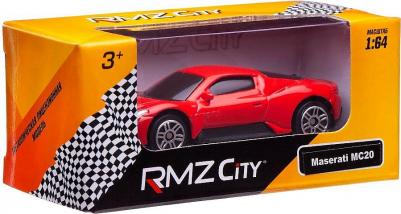 Машина металлическая RMZ City 1:64 Maserati MC 2020, без механизмов, красный цвет – фото 4