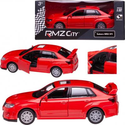 Машина металлическая "Subaru WRX STI", красная