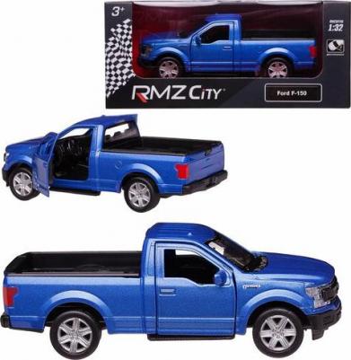 Машинка металлическая RMZ City 1:32 Ford F150 2018 (цвет синий)
