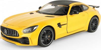 Машинка 1:24 Mercedes-Benz AMG GT R желтый