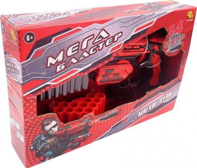 Бластер красно-черный с пулями