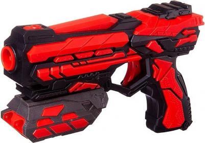 Бластер красно-черный с пулями – фото 4