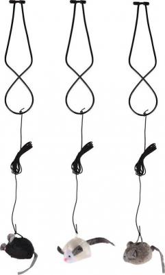 Игрушка для кошки "Мышка" с креплением на дверь