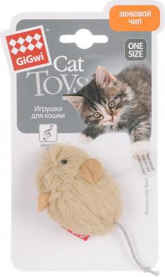Игрушка для кошек "Мышка", озвученная, 15 см