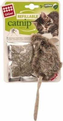 Игрушка для кошек "Мышка" с кошачьей мятой, 10 см – фото 12