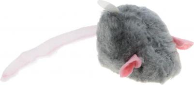 Игрушка для кошек Мышь пищащая 7 см – фото 1