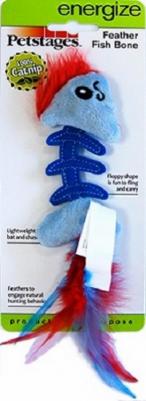 игрушка для кошек Fish Bone голубая – фото 6