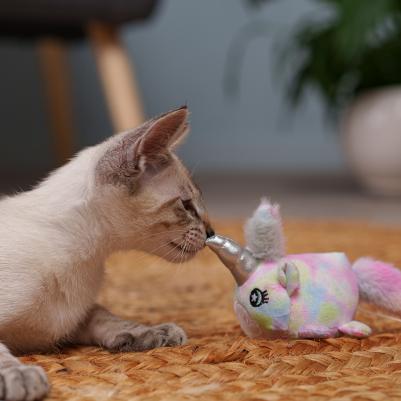 Игрушка для кошек Единорог, 15х8х8,5 см – фото 1