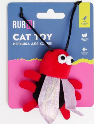 Игрушка для кошек Жук, 8х8,5х3,5 см – фото 3
