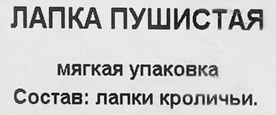 Лапка пушистая (мягкая упаковка) для кошек (16 г.) – фото 9