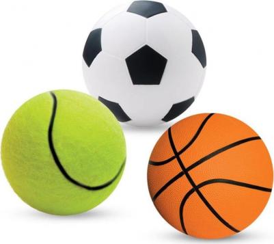 Игрушка для кошек "Мяч прозрачный" (3853), d45мм (банка 25шт) – фото 2