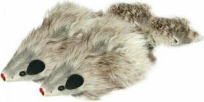 Набор игрушек для кошек Мышь пищащая, 10 см – фото 1