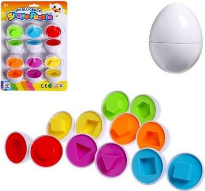 Сортер "Яйца", 6 цветов и геометрических фигур – фото 2