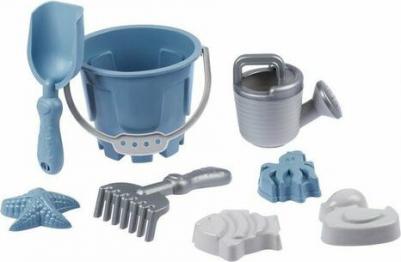 Песочный набор ТМ, ведерко, лопатка/грабельки, лейка, формочки, JB5300546 – фото 1