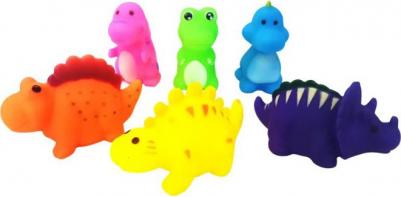 Игрушка для купания, Dino 6 шт