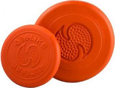Апорт для собак Летающая тарелка малая, оранжевый, 18 см – фото 5