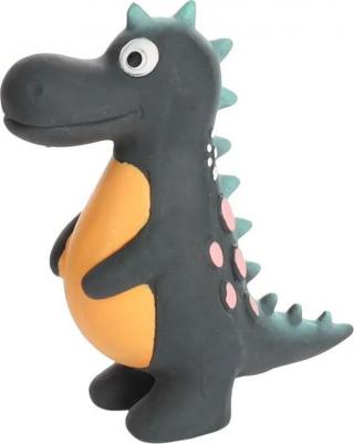 игрушка для собак "Динозавр" L, латекс, чёрный, 6,5х14х17 см для всех возрастов Китай 1 уп. х 1 шт. х 0.1 кг
