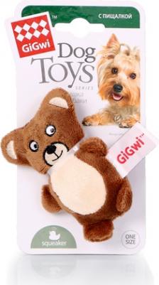 75023 Игрушка для собак Мишка с пищалкой 1 – фото 2