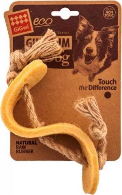 75344 Игрушка Доллар для больших и средних собак из эко-резины и натуральных материалов 1 – фото 5