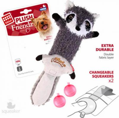 75352 Игрушка Енот, шкурка с пищалкой 1 – фото 6