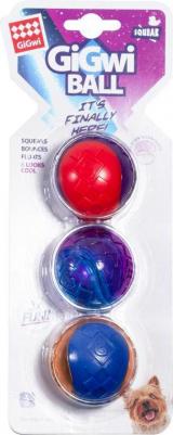 Игрушка Ball Squeak мяч с пищалкой для собак 3шт (75326) – фото 6