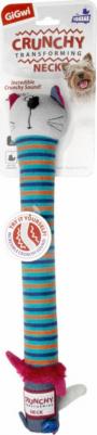 Игрушка Crunchy Transforming Neck кот с пищалкой для собак (75413) – фото 3