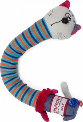 Игрушка Crunchy Transforming Neck кот с пищалкой для собак (75413) – фото 6
