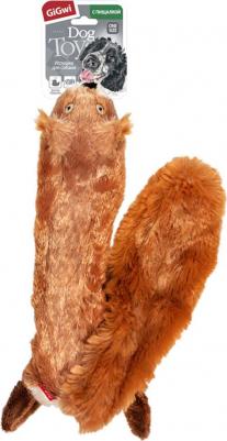 Игрушка для собак "Белка" с двумя пищалками, 24 см – фото 12