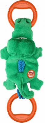 Игрушка для собак "Крокодил на веревке", с пищалкой, 51 см – фото 2