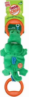 Игрушка для собак "Крокодил на веревке", с пищалкой, 51 см – фото 3