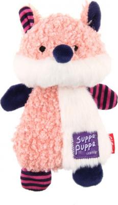 Игрушка для собак Лиса с пищалкой 17,5 см, серия SUPPA PUPPA – фото 1