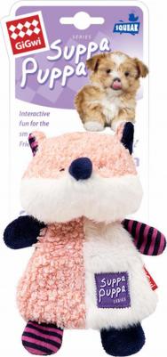 Игрушка для собак Лиса с пищалкой 17,5 см, серия SUPPA PUPPA – фото 2