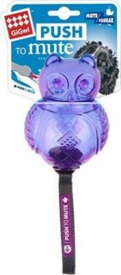 Игрушка для средних и крупных собак "Сова", с отключаемой пищалкой, 15,5x10x9 см