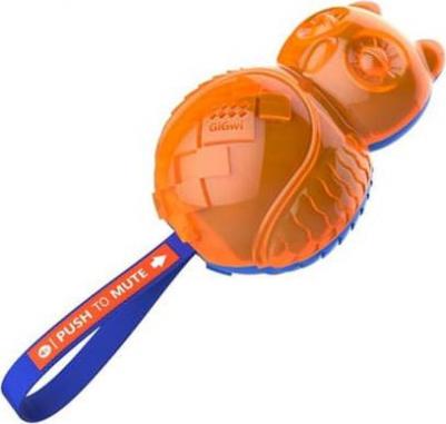 Игрушка для средних и крупных собак "Сова", с отключаемой пищалкой, 15,5x10x9 см – фото 6