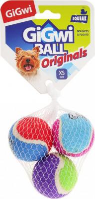 Игрушка-пищалка для собак Три мяча, длина 4 см – фото 7