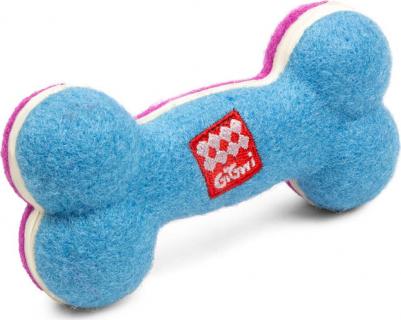 Жевательная игрушка для собак Кость с пищалкой Малая, длина 11 см