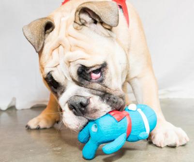 Игрушка для собак обезьянка со сладким ароматом ванили, латексная, для мелких и средних пород – фото 5