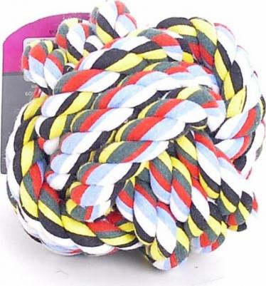 Игрушка для собак Шар из каната, хлопок, 5,5см