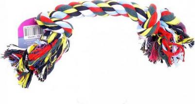 Игрушка для собак Веревка с 2 узлами, хлопок, 50см