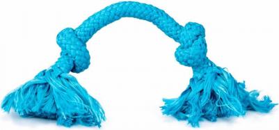 Dri-Tech Rope жевательный канат с ароматом арахиса (23 см., Голубой) – фото 4